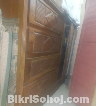 Wooden wardrobe